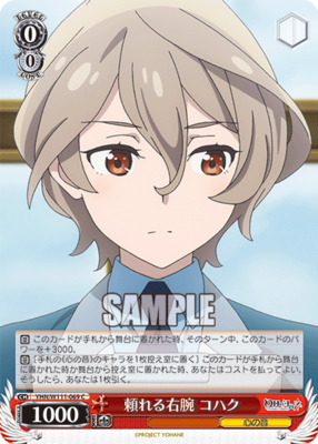 Reliable right-hand man, Kohaku YHN