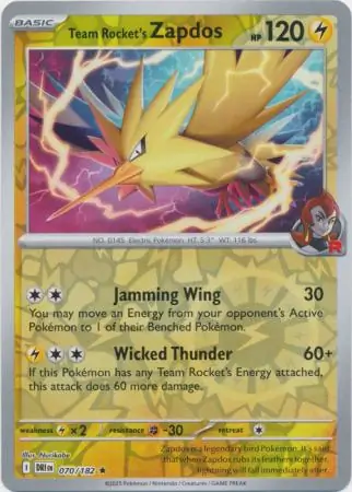 Team Rocket's Zapdos