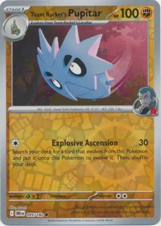 Team Rocket's Pupitar
