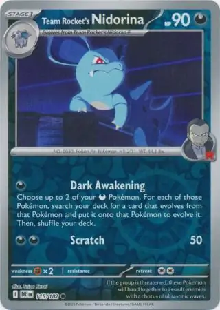 Team Rocket's Nidorina