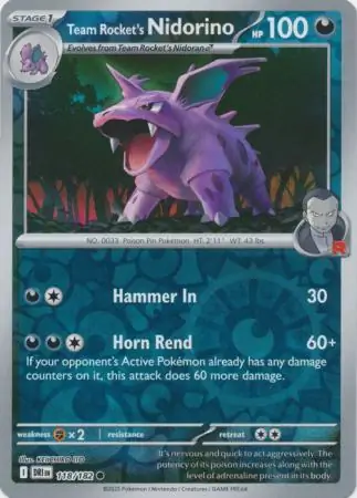 Team Rocket's Nidorino