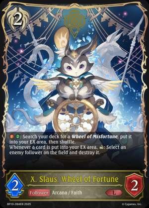 X. Slaus, Wheel of Fortune