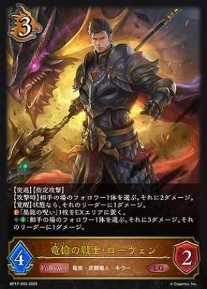 Dragon Lance Warrior Rowen
