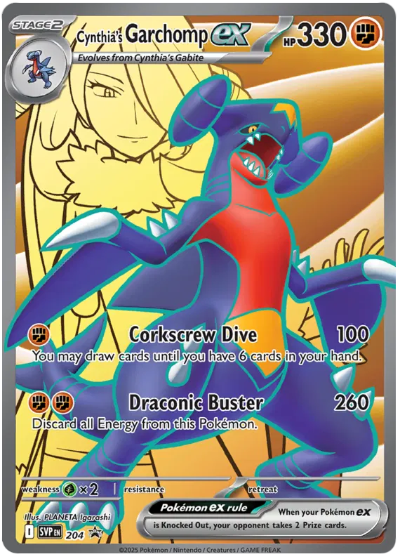 Cynthia's Garchomp ex