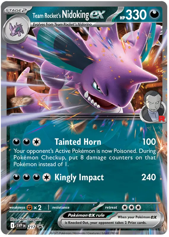 Team Rocket's Nidoking ex