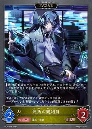 Observer in the Blind Spot (EVOLVE)