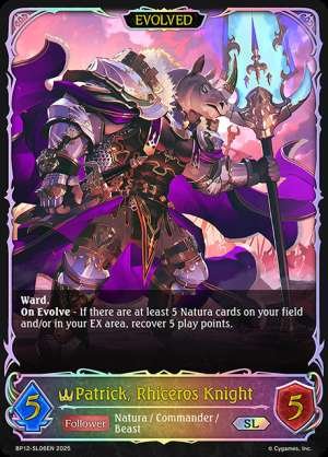 Patrick, Rhiceros Knight