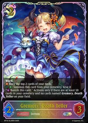 Gremory, Death Teller