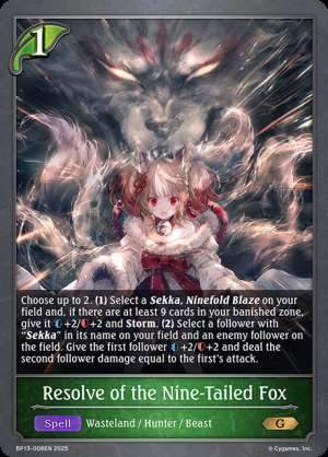 Resolve of the Nine-Tailed Fox
