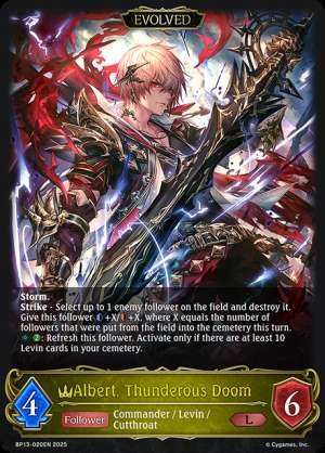 Albert, Thunderous Doom