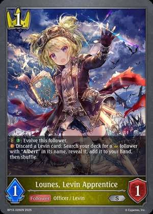 Lounes, Levin Apprentice