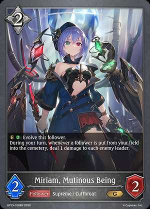 Miriam, Mutinous Being