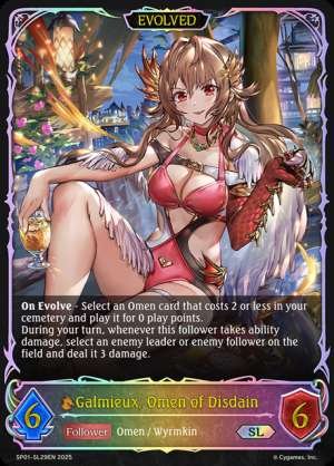 Galmieux, Omen of Disdain