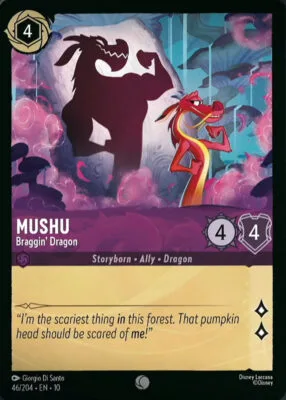 Mushu - Braggin' Dragon