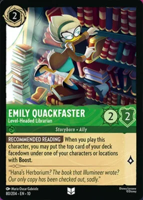 Emily Quackfaster - Level-Headed Librarian