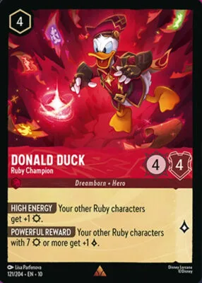 Donald Duck - Ruby Champion