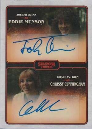 Joseph Quinn as Eddie Munson / Grace Van Dien as Chrissy Cunningham