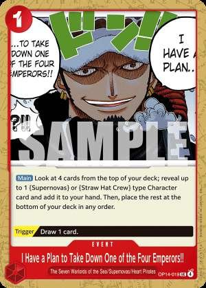 I Have a Plan to Take Down One of the Four Emperors!!