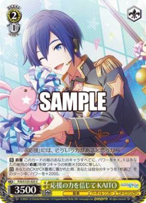 Believe in the power of support KAITO