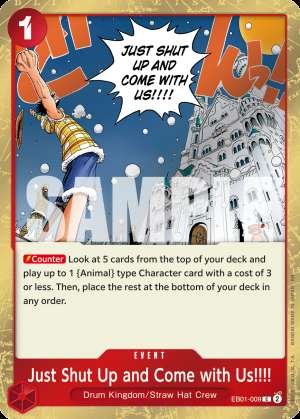 Just Shut Up and Come with Us!!!!