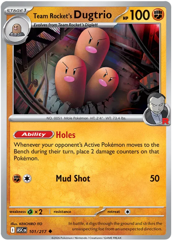 Team Rocket's Dugtrio