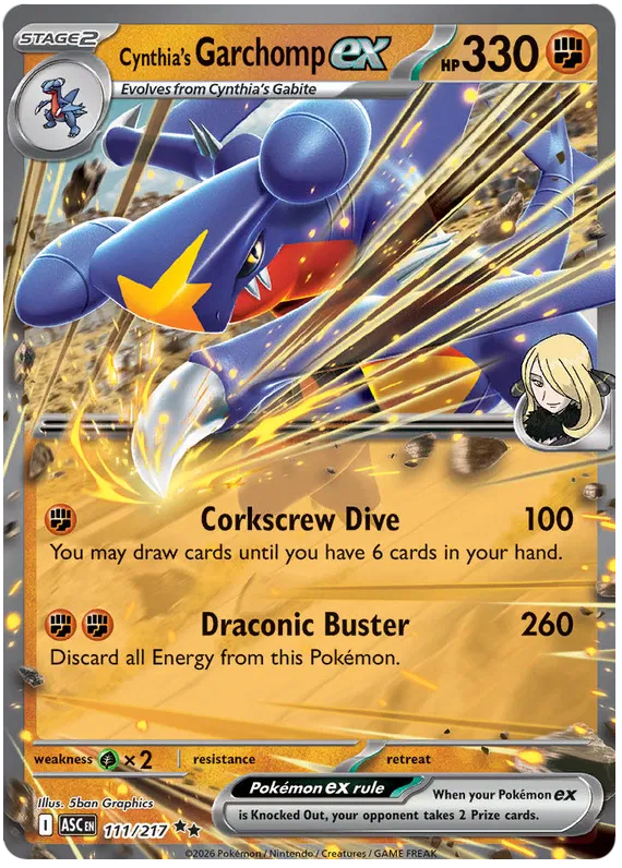 Cynthia's Garchomp ex