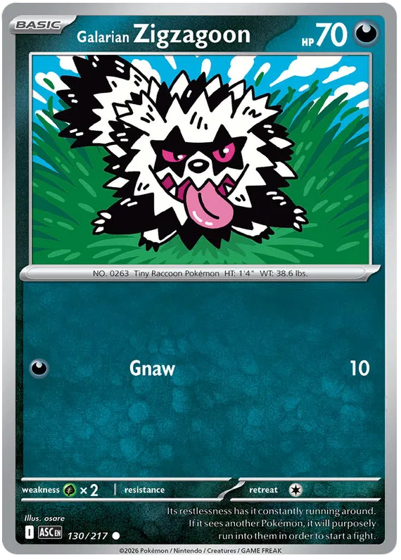 Galarian Zigzagoon