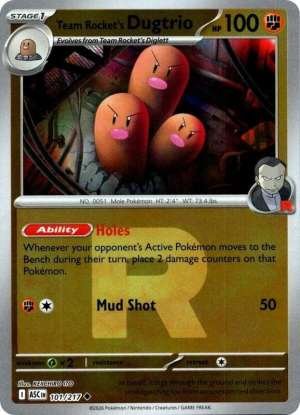 Team Rocket's Dugtrio