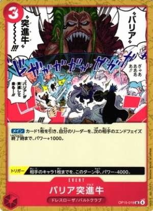 Barrier Charging Bull