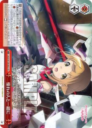 Together with the person I admire