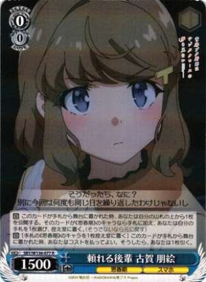 A reliable junior colleague, Tomoe Koga