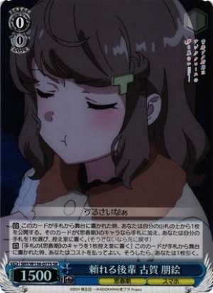 A reliable junior colleague, Tomoe Koga