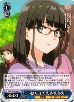 Where she ran away to: Akagi Ikumi