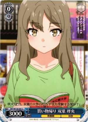 Returning from shopping, Futaba Rio