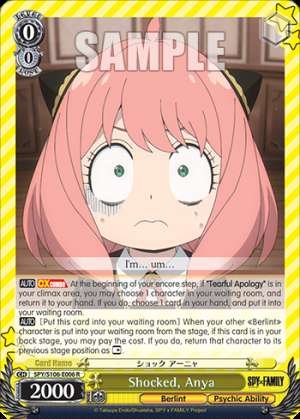 Shocked, Anya