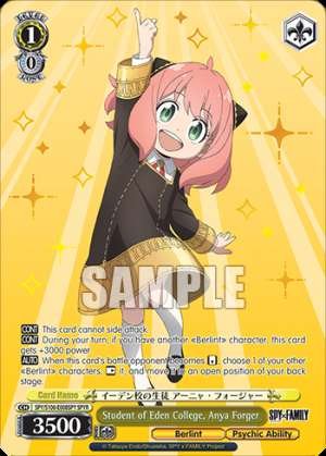 Student of Eden College, Anya Forger