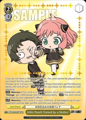 Killer Punch Trained by a Mother