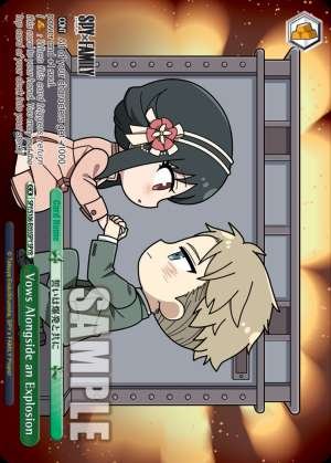 Vows Alongside an Explosion