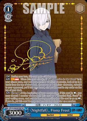 〈Nightfall〉, Fiona Frost