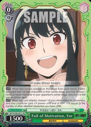 Full of Motivation, Yor