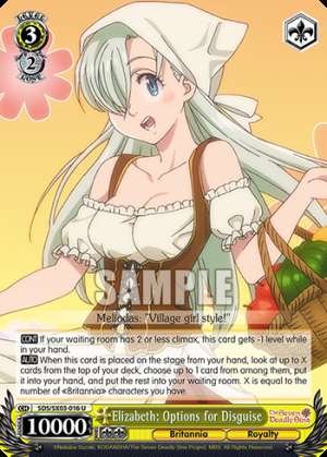Elizabeth: Options for Disguise