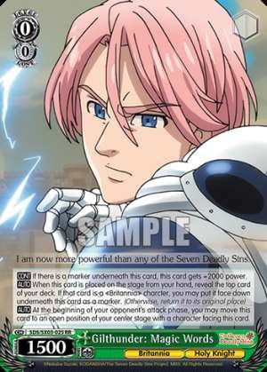 Gilthunder: Magic Words