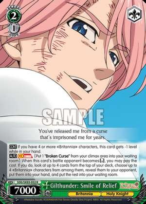 Gilthunder: Smile of Relief