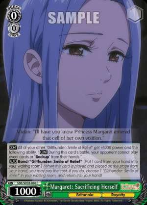 Margaret: Sacrificing Herself