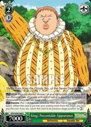 King: Presentable Appearance