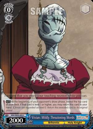 Vivian: Mildly Threatening Words