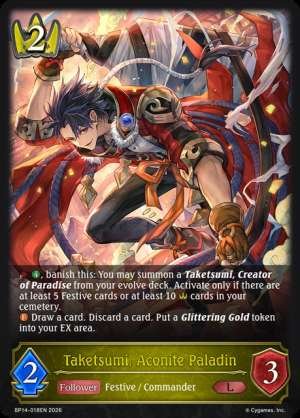 Taketsumi, Aconite Paladin