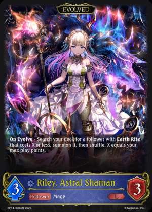 Riley, Astral Shaman
