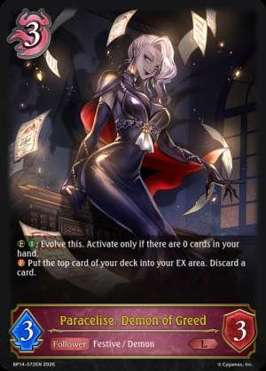 Paracelise, Demon of Greed