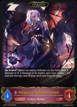 Paracelise, Demon of Greed